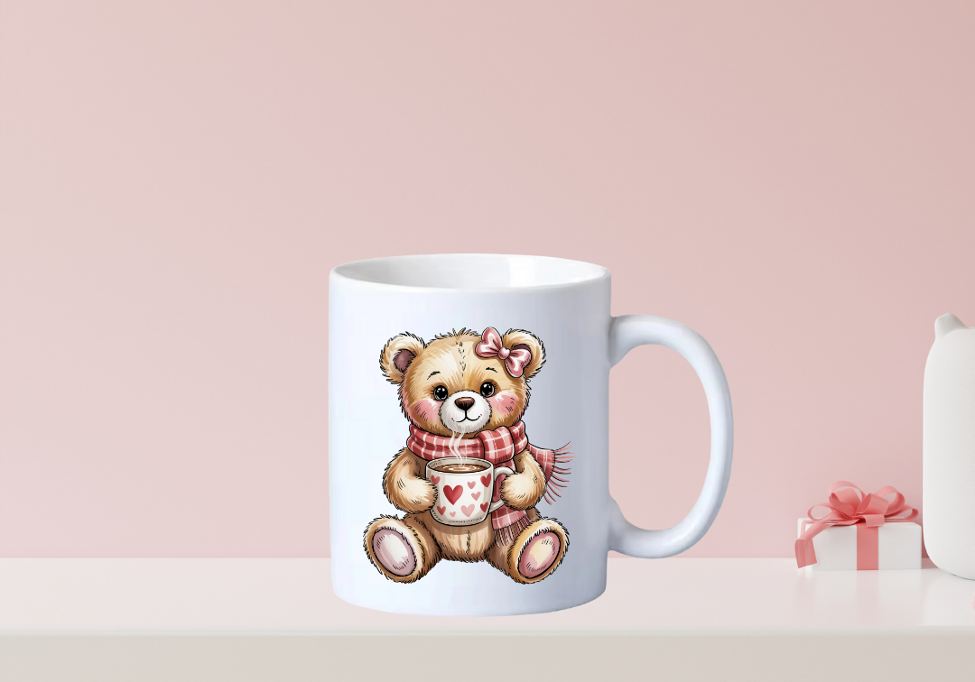 Tasse Ourson brun Saint-Valentin