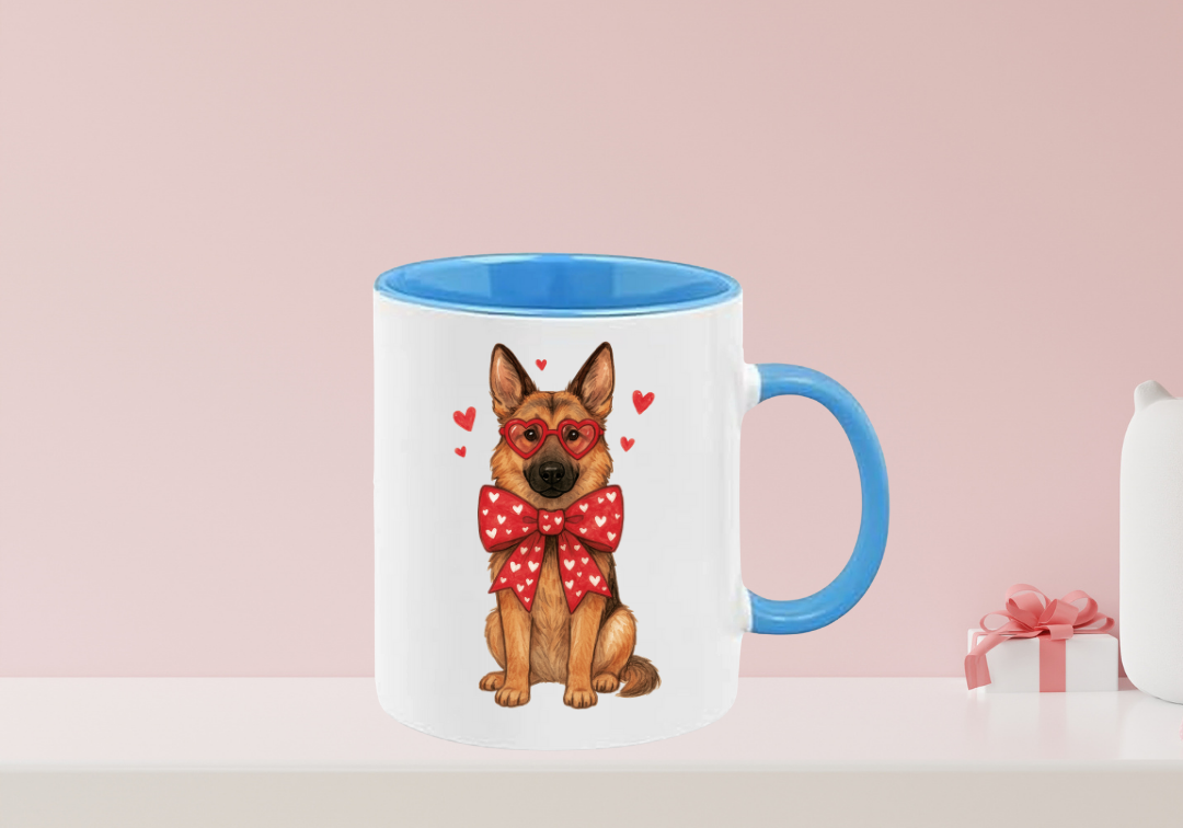 Tasse German Shepherd Saint Valentin
