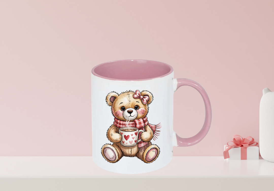 Tasse Ourson brun Saint-Valentin