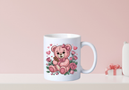 Tasse Ourson rose Saint-Valentin