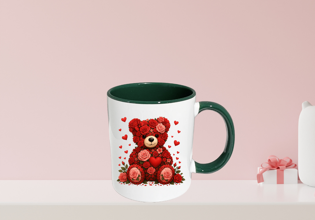 Tasse Ourson rouge Saint-Valentin