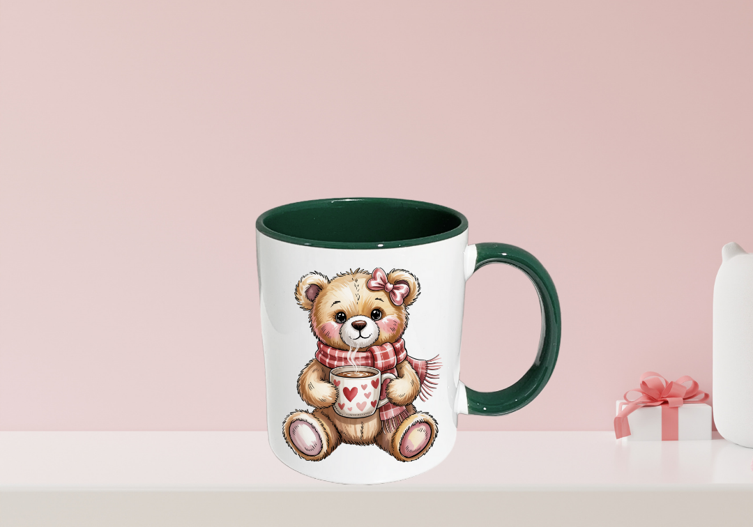 Tasse Ourson brun Saint-Valentin