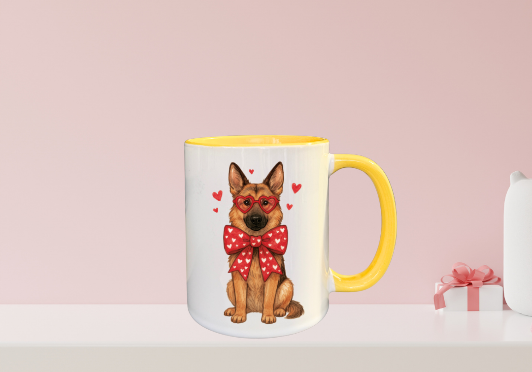 Tasse German Shepherd Saint Valentin