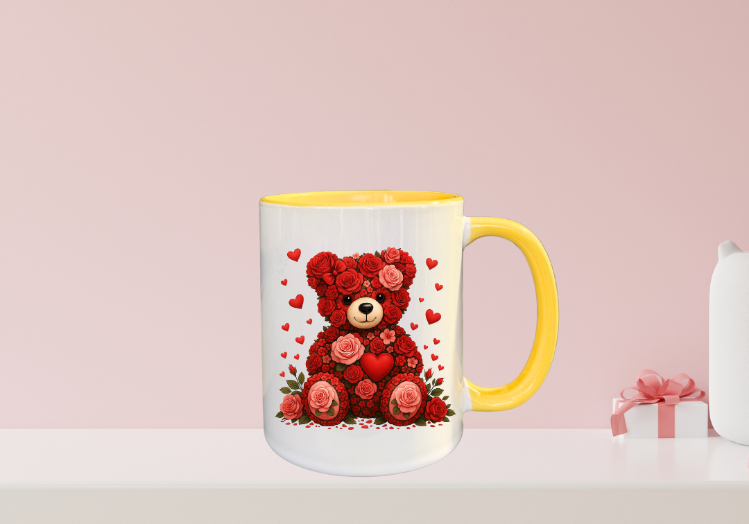 Tasse Ourson rouge Saint-Valentin