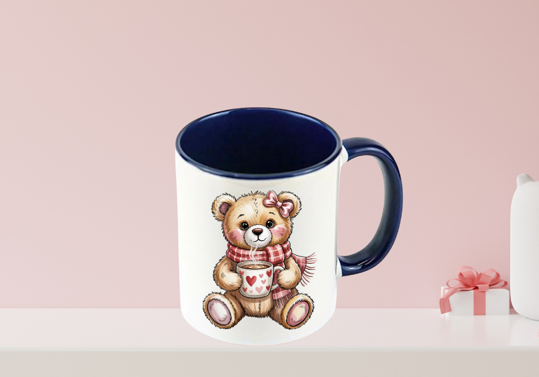 Tasse Ourson brun Saint-Valentin