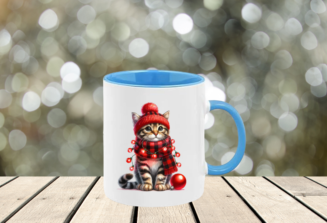 Tasse chat de Noël