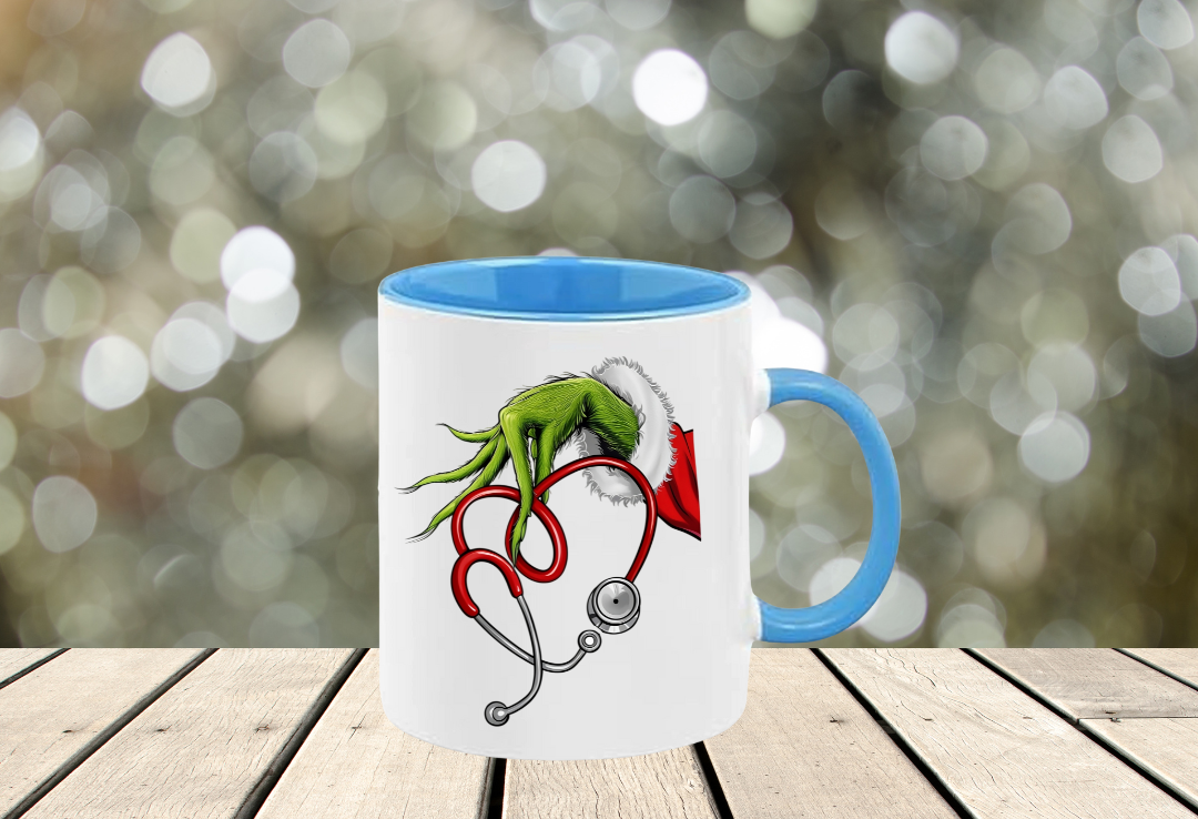 Tasse grinch infirmier.e