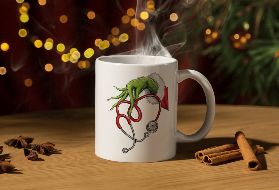 Tasse grinch infirmier.e