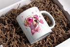 Tasse Labrador beige Saint-Valentin
