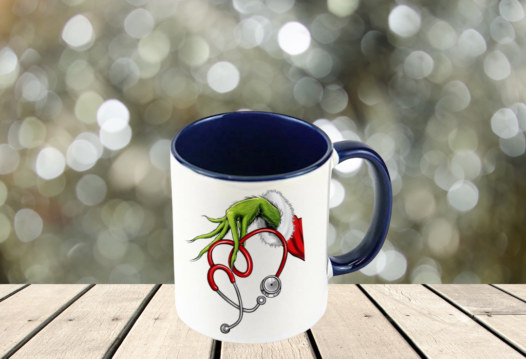 Tasse grinch infirmier.e