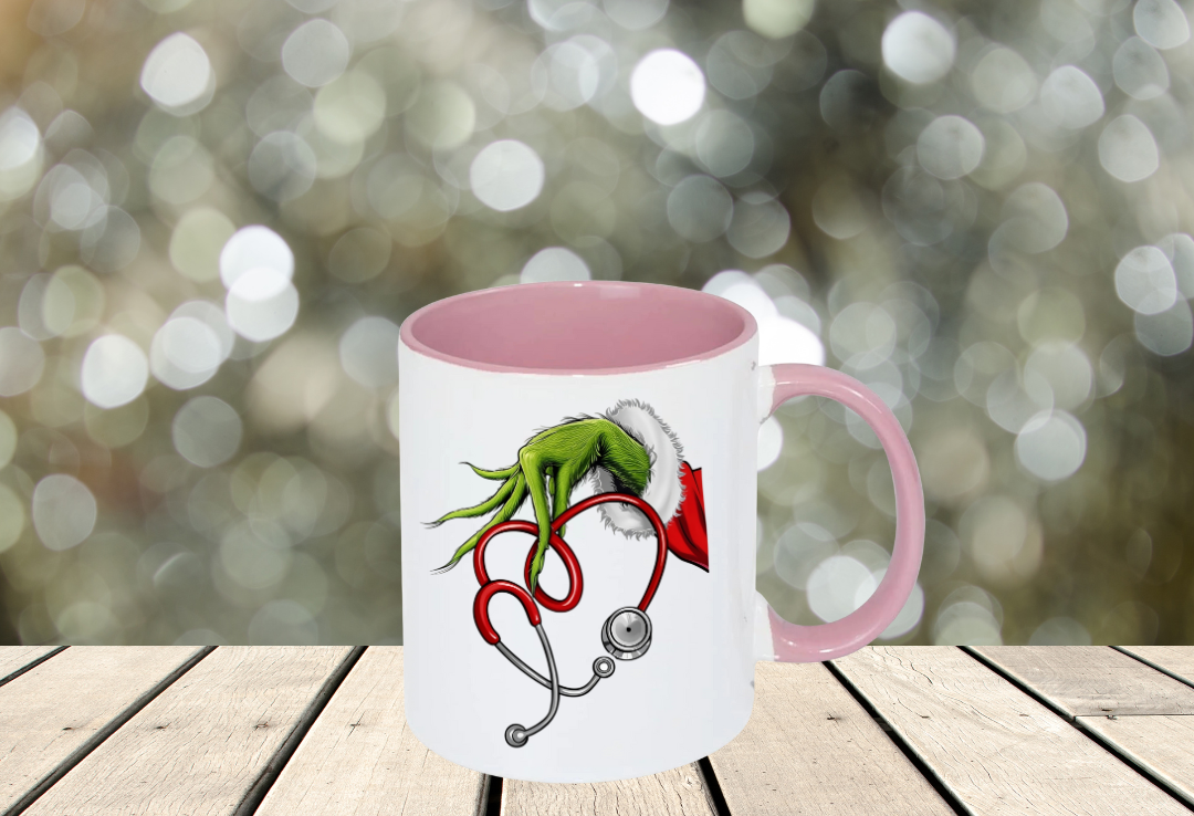Tasse grinch infirmier.e