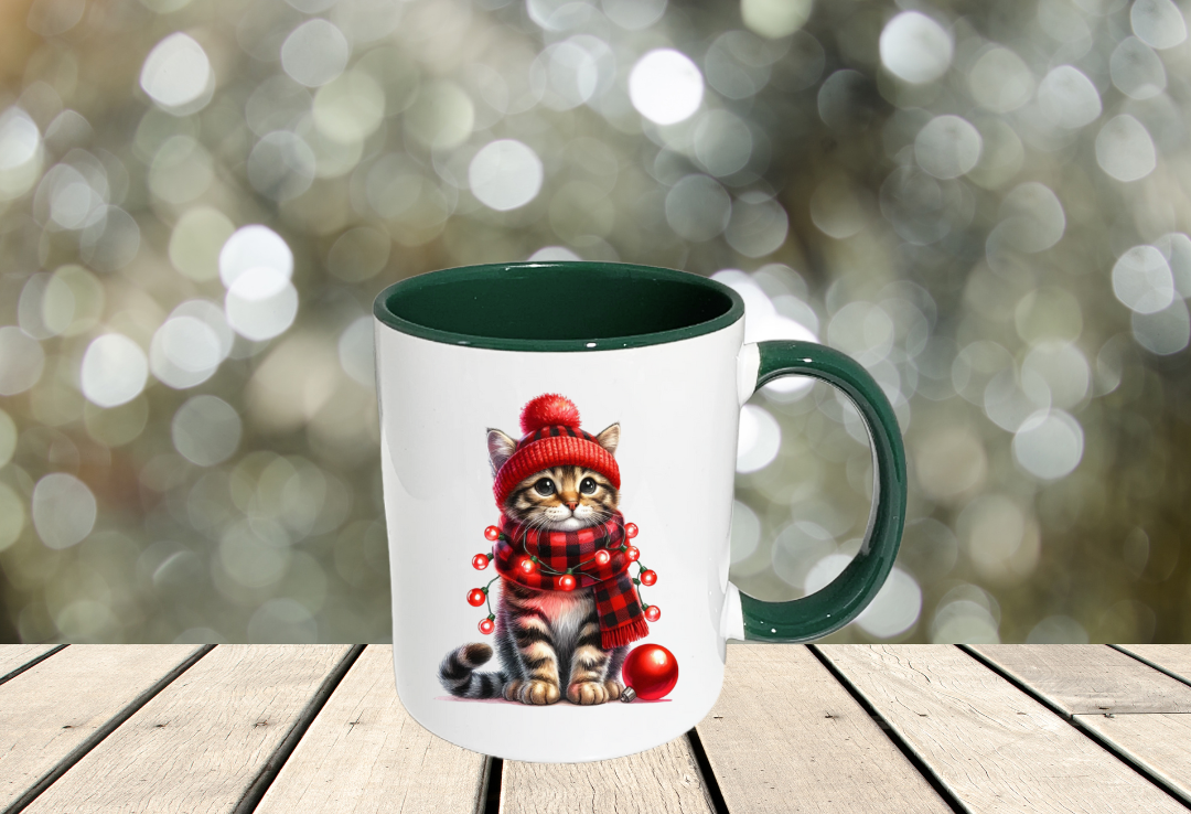 Tasse chat de Noël